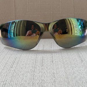 Pyramex Men Sunglasses Mirror Lenses Wrap Eye Wear Shades Z+87 sunglasses